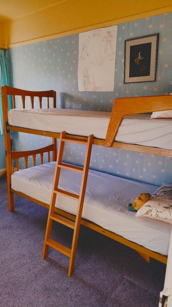 image for Lovely set of sturdy bunk beds/two single beds