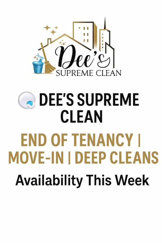 End-of-tenancy Cleaner required