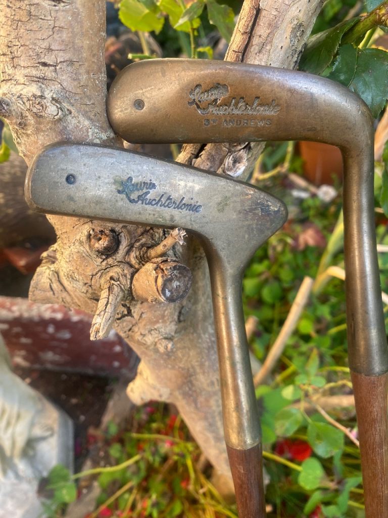 Laurie Auchterlonie Vintage Golf Clubs 