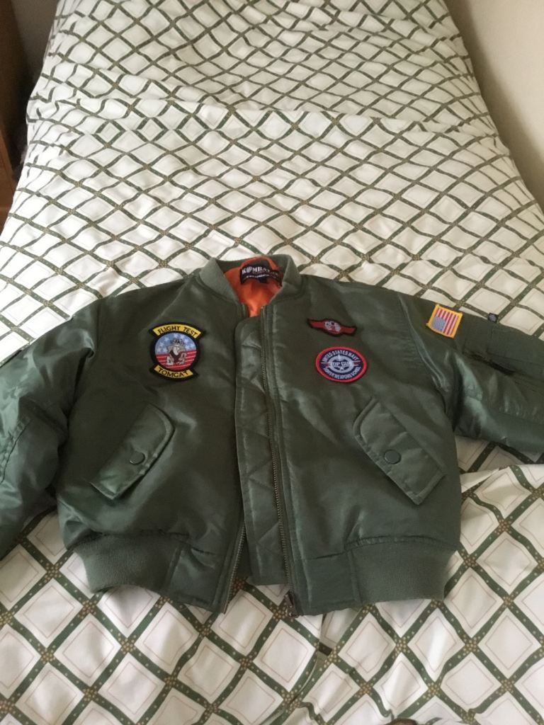 Boys flying bomber jacket rarely worn