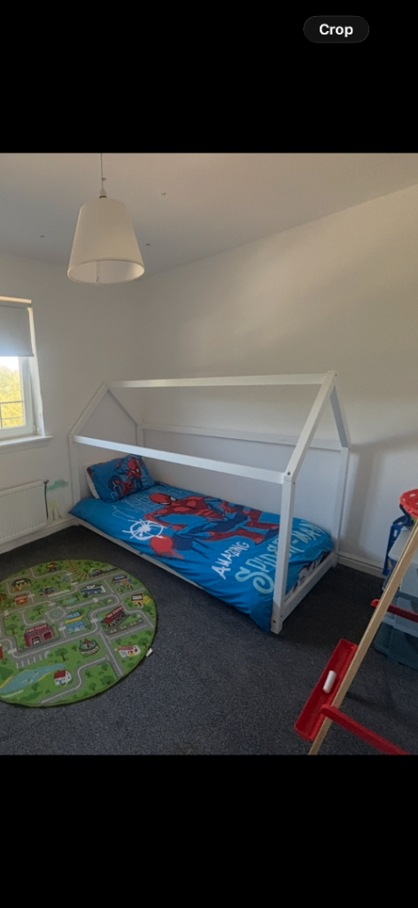 Kids house bed frame 