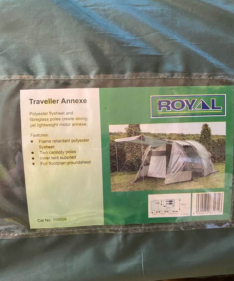 Royal Traveller Annexe - drive away awning for car, campervan, VW transporter etc