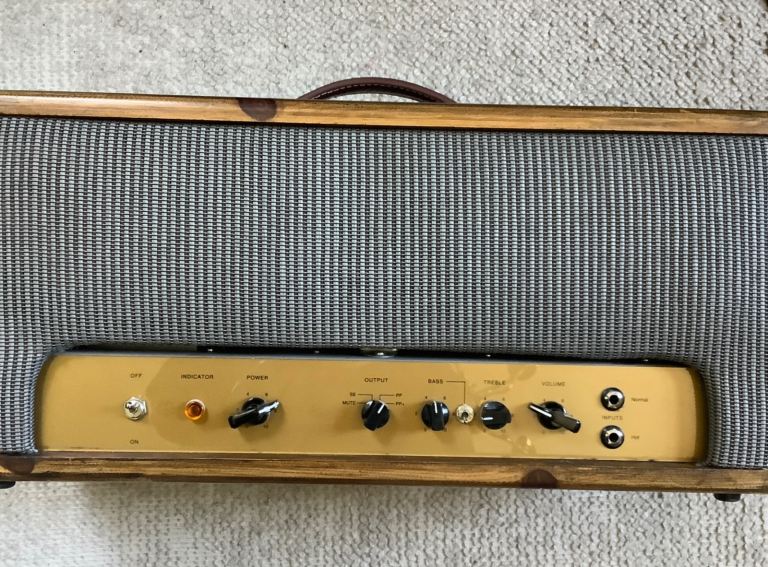 Guitar amplifier head, clone of Marshall Plexi handwired