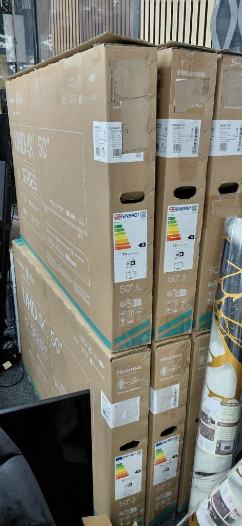 Brand new tv 50inch hisense smart 4k HD HDR BUILT-IN WIFI 