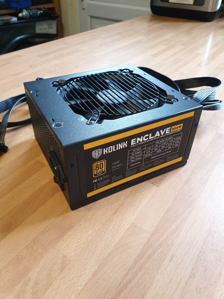 500W 80+ Gold Certified Kolink Enclave PSU