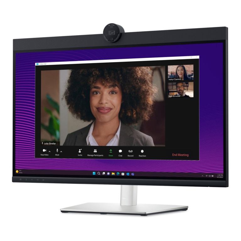 Dell 27” QHD Monitor with Speaker/Microphone and Webcam