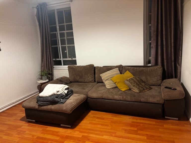  Brown sofa Bed  - Good Used Condition