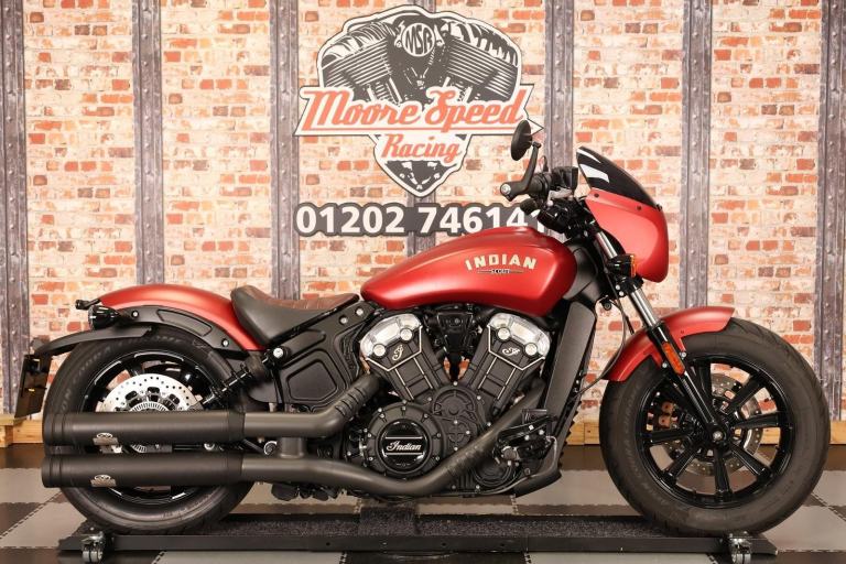 2023 INDIAN SCOUT BOBBER - ONLY 7,337 MILES - 1 OWNER - JEKILL AND HYDE EXHAUSTS