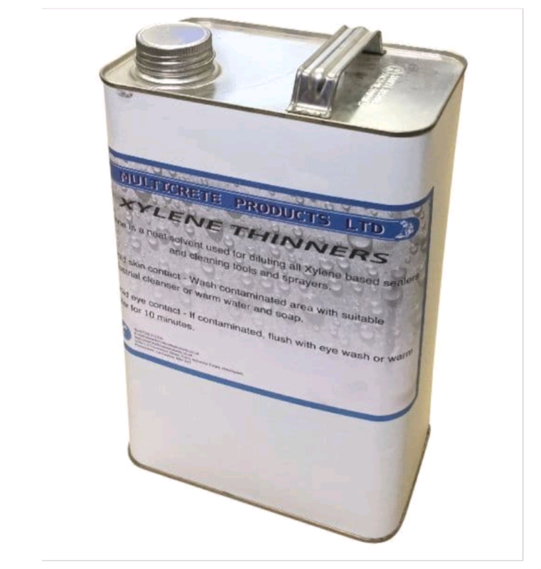 Xylene Solvent Thinner in 5 litre cans