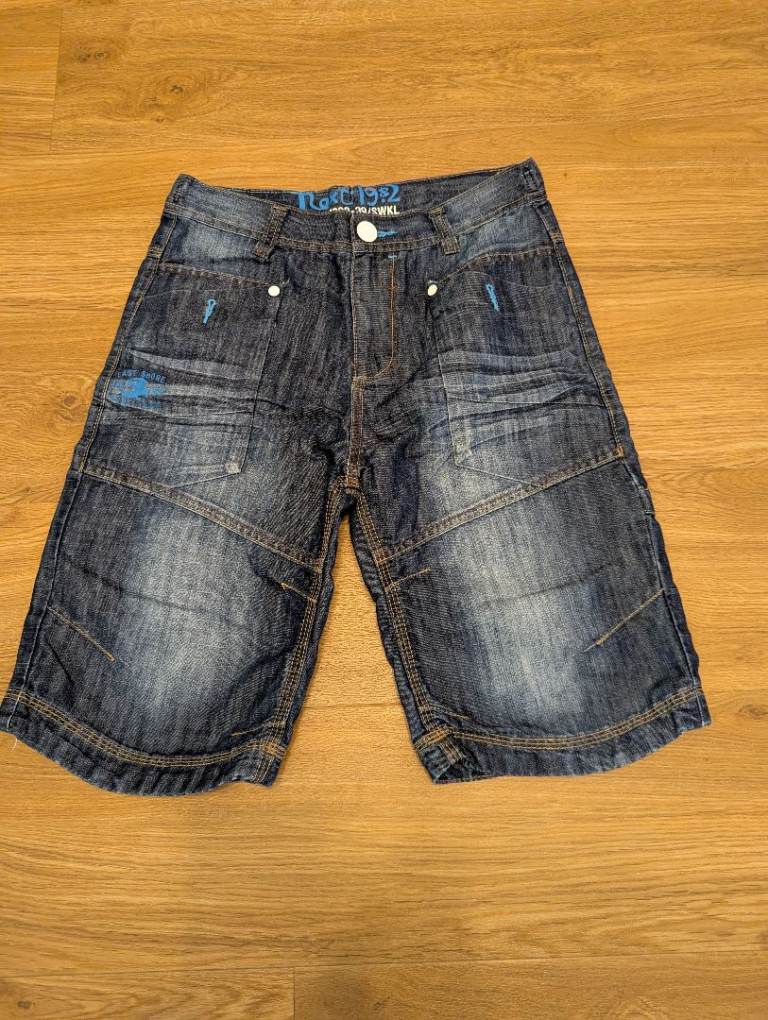 Kids Denim Shorts / Jorts – Blue, Good Condition