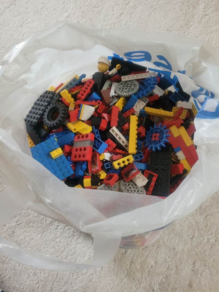 Lego bricks and pieces, 1978