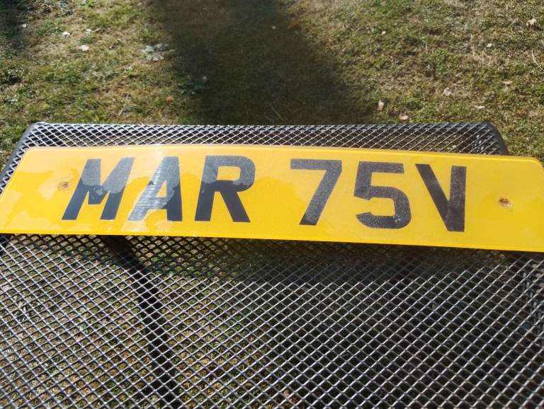Private number plate 