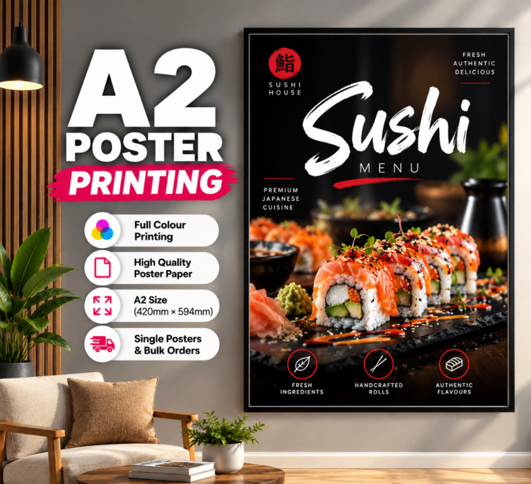 A2 Poster Printing – Full Colour | High Quality | Custom Posters
