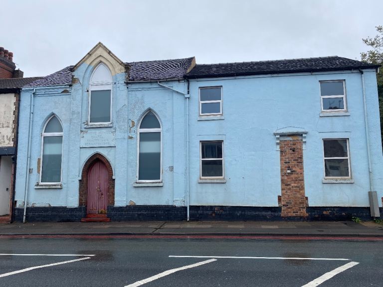 FOR SALE FORMER CHURCH WORSHIP HALL FENTON, STAFFS, ST4