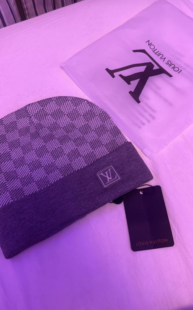 Louis Vuitton Beanie – Grey and black, Brand New with Tags
