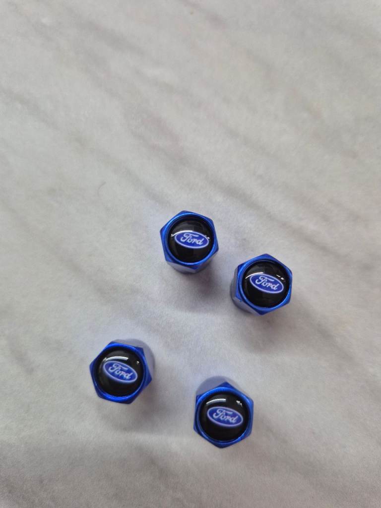 Ford blue dust caps