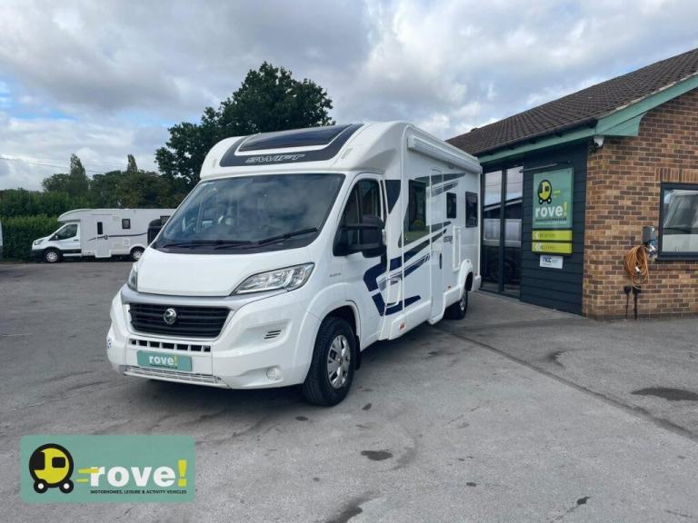 Swift Escape 685 6 berth 5 belt rear lounge, drop down bed motorhome