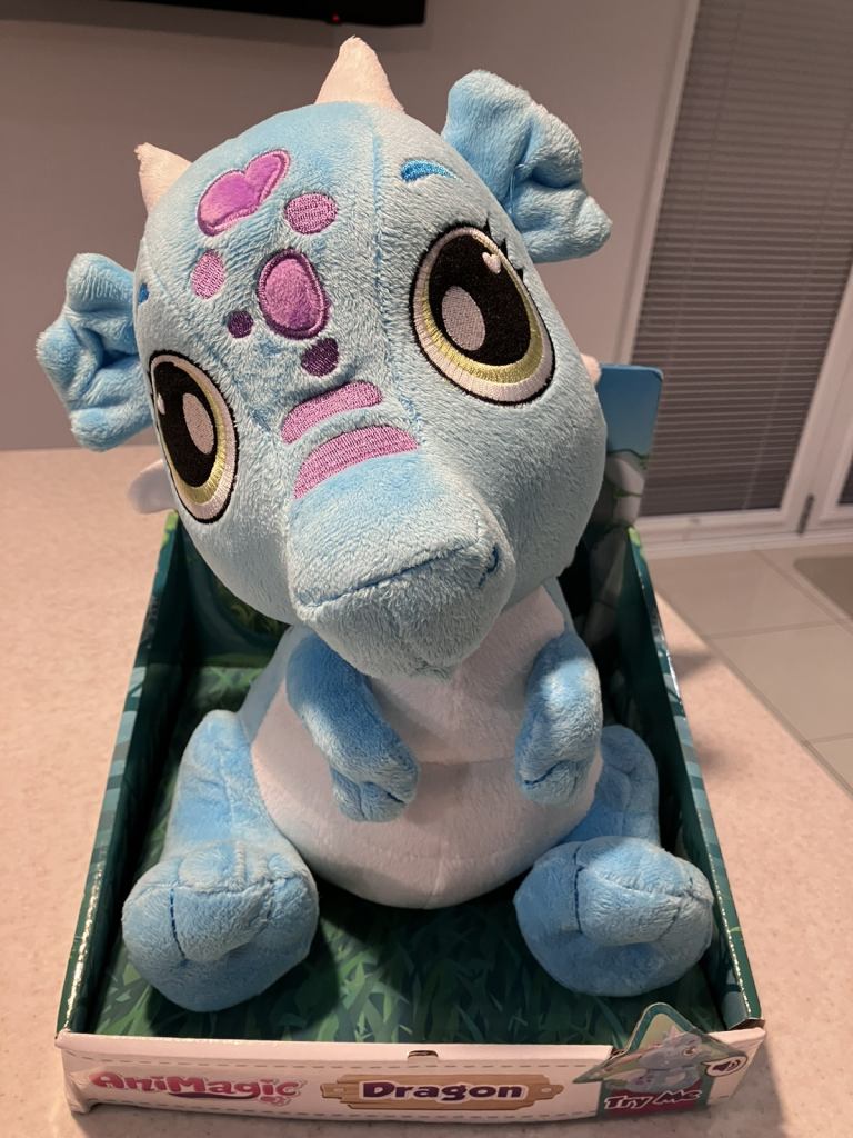 Animagic dragon blue Batteries required 