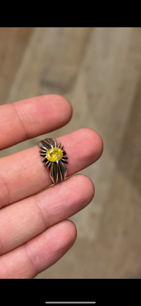 Yellow sapphire 