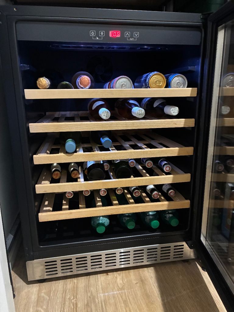 Wine Cooler Fridge - Stainless Steel