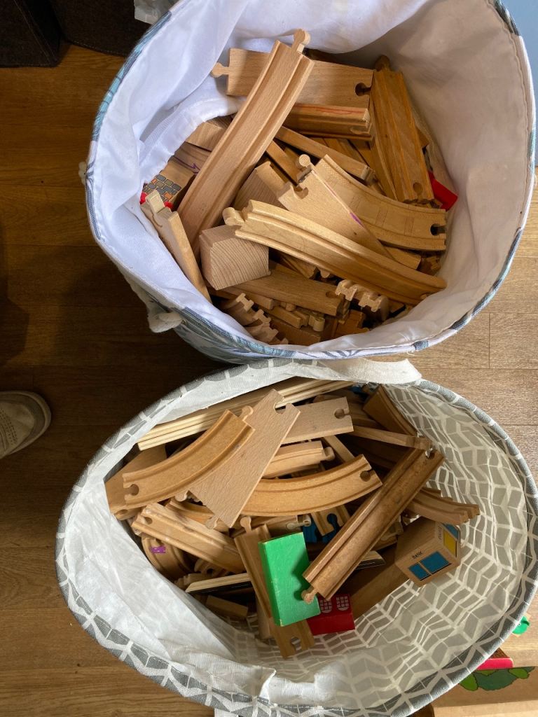 Huge set of wooden train set - various prices 