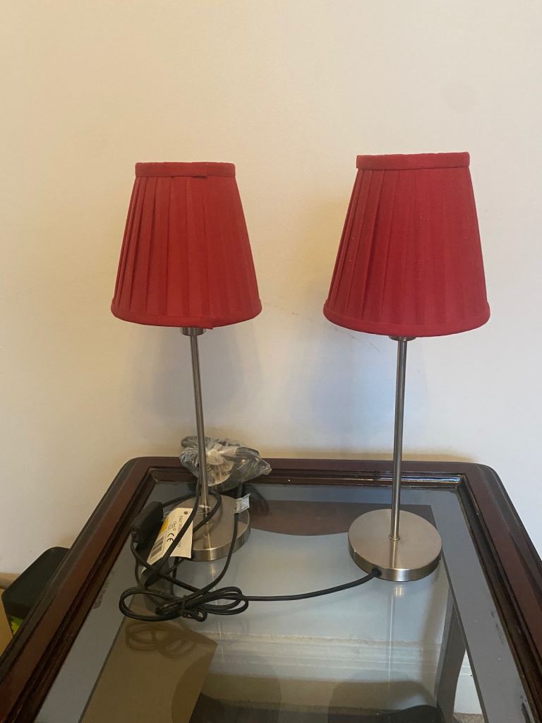 Two bedside lamps