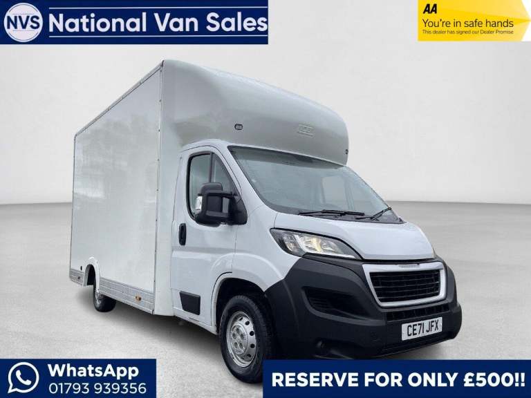 2022 Peugeot Boxer 2.2 BlueHDi 335 Built for Business Low Floor Luton L3 Euro 6 (s/s) 4dr CHASSIS...