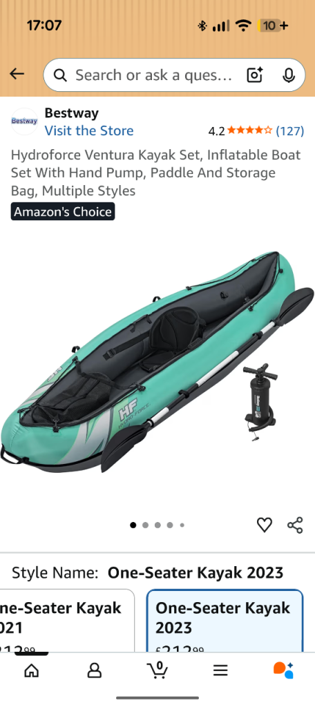 Kayak set -hydro force Ventura 