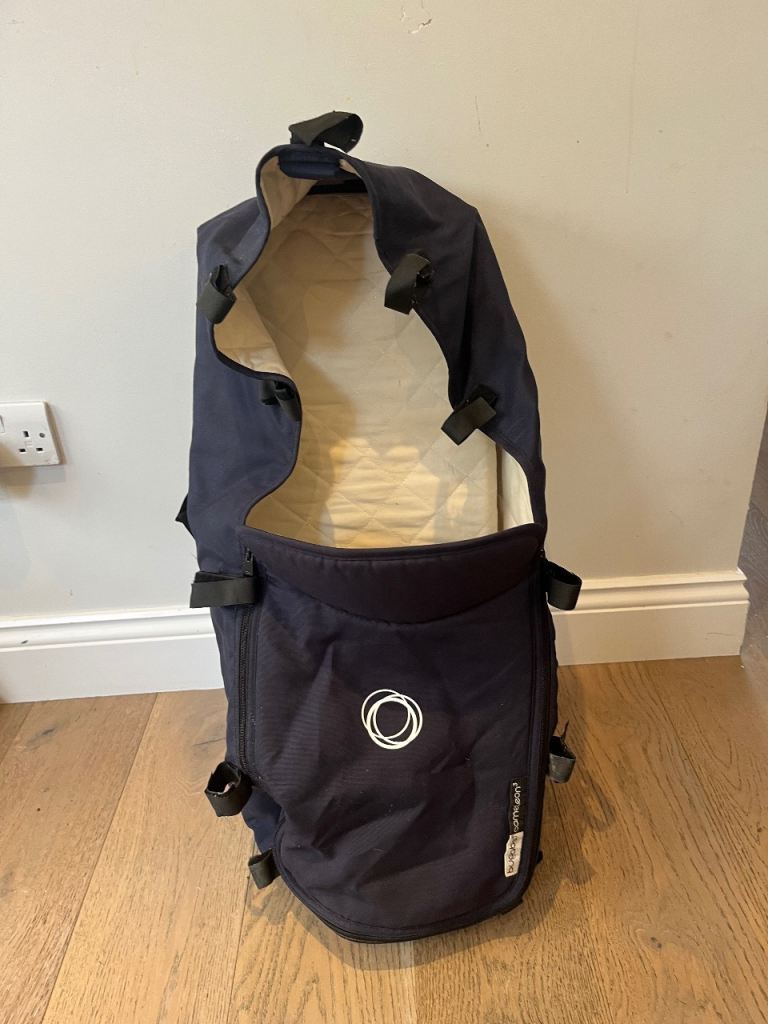 Bugaboo Pram Bassinet/Carrycot – Navy Blue, Good Condition
