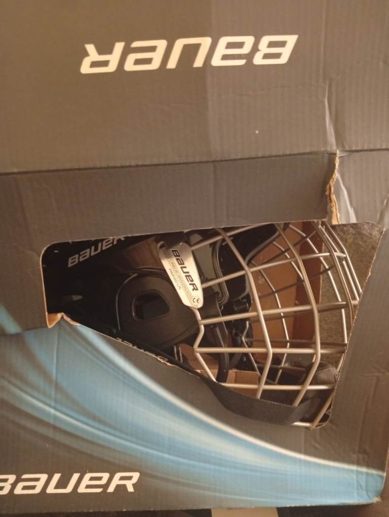 Bauer Hockey Helmet with Cage - NEW in Box