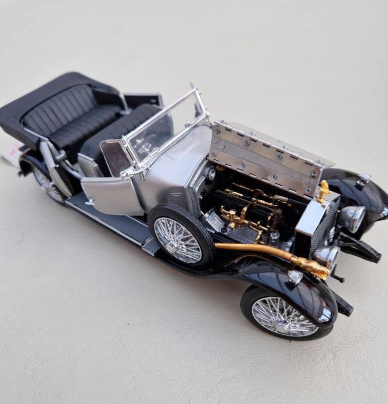 1/24 franklin mint 1925 rolls royce silver ghost tourer