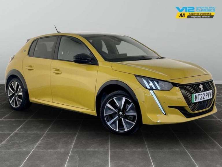 2022 Peugeot E-208 50kWh GT Premium Auto 5dr (7kW Charger) Automatic Hatchback Electric Automatic