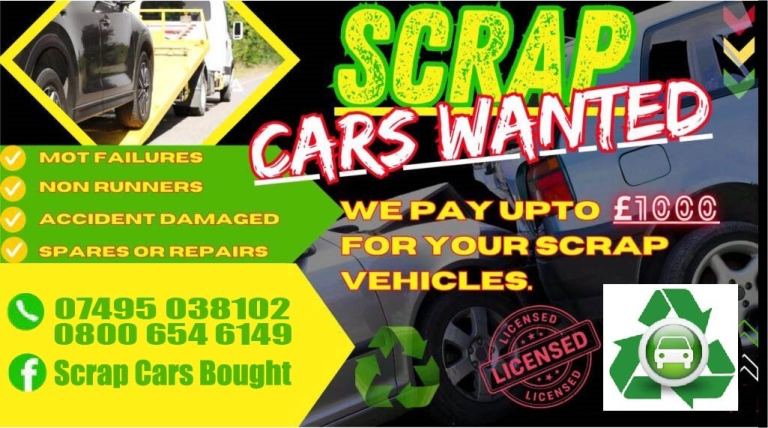 Scrap Cars Wanted
