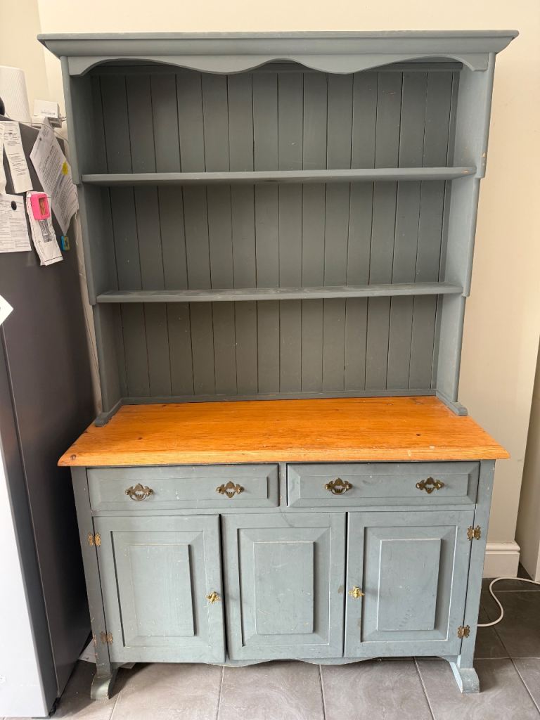 sachin and babi light blue dress Welsh Dresser Transformation: Before & After