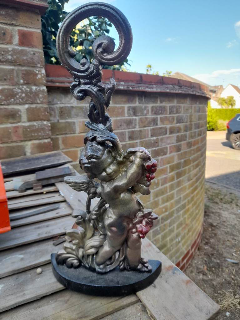Decorative Cherub/Angel Figurine Doorstop – Good Condition