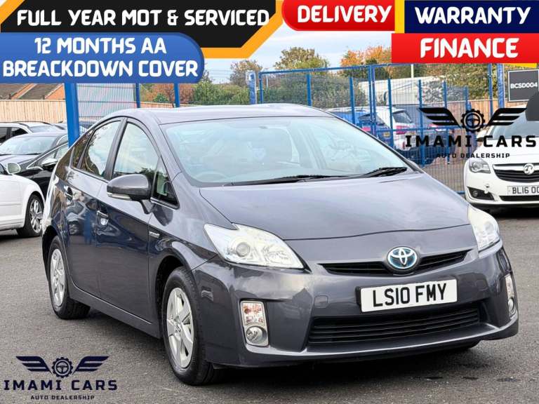 2010 Toyota Prius 1.8 VVTi T3 5dr CVT Auto PETROL  104K MILES MOT SERVICED WARRANTY HATCHBACK Pet...