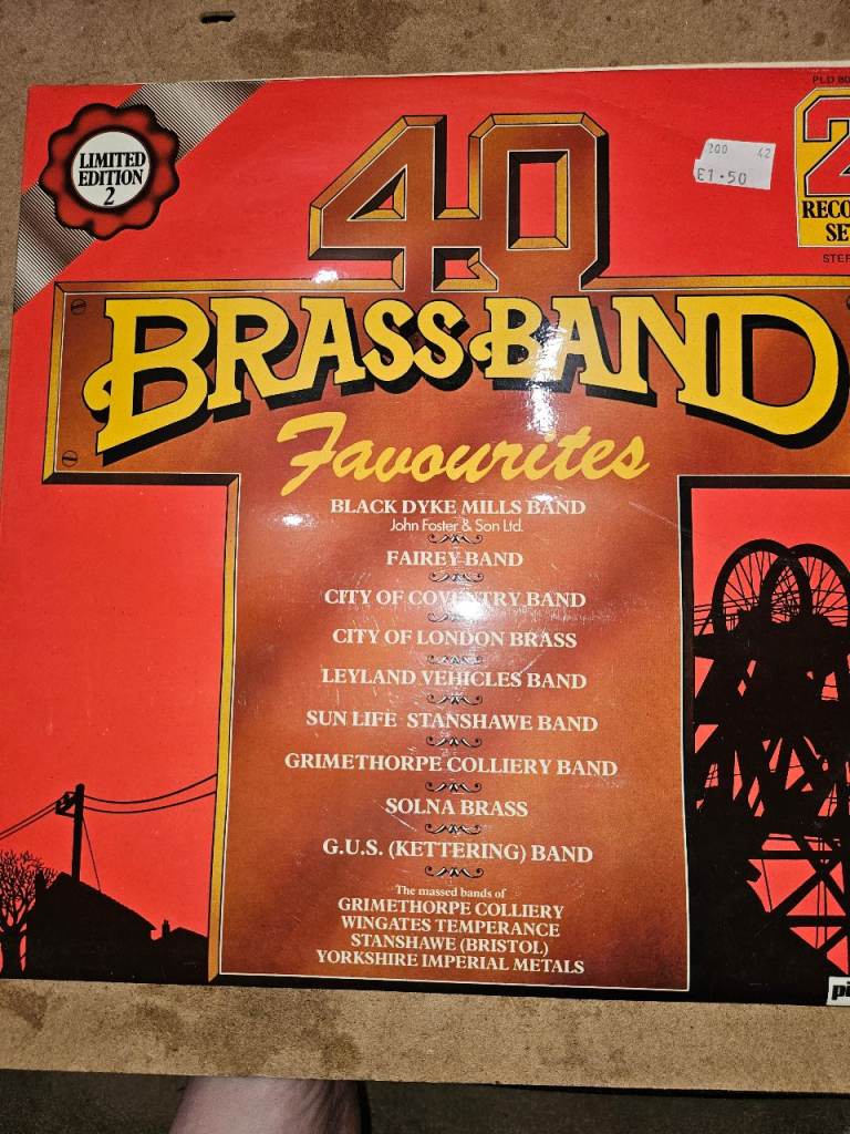 40 Brass Band Favourites Double LP - Limited Edition Vinyl