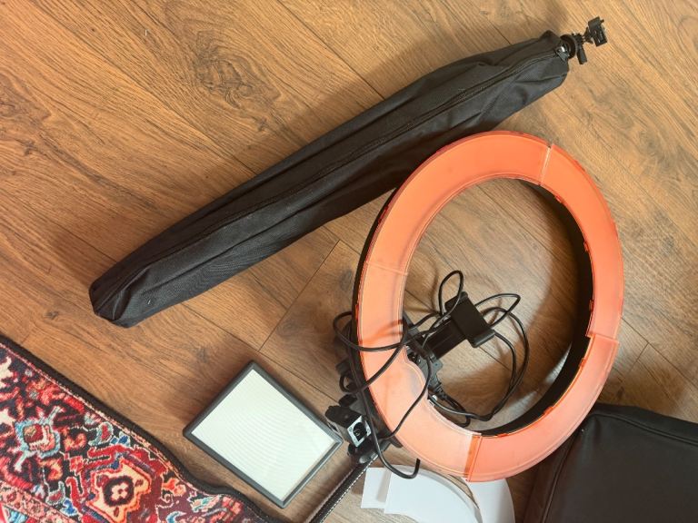 Home studio lighting