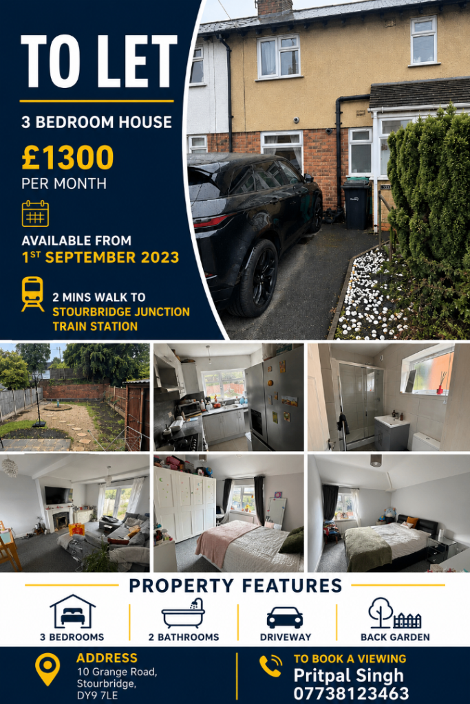 House to Let Stourbridge DY9 