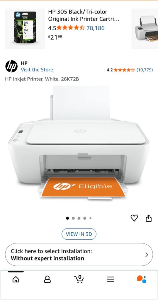 HP 26K72B DeskJet 2710e - Used