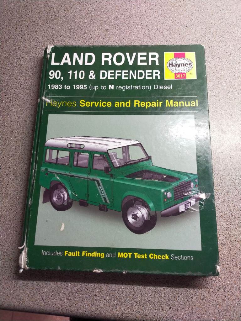 HAYNES LANDROVER DEFENDER MANUAL