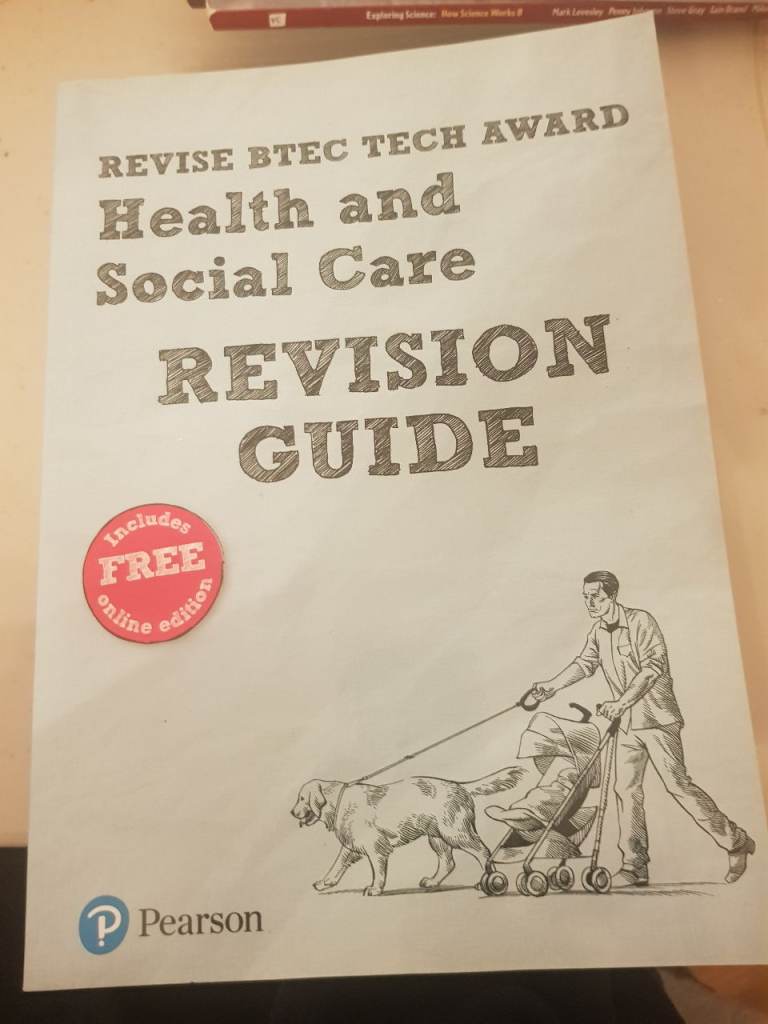 Pearson BTEC Tech Award Health and Social Care Revision Guide
