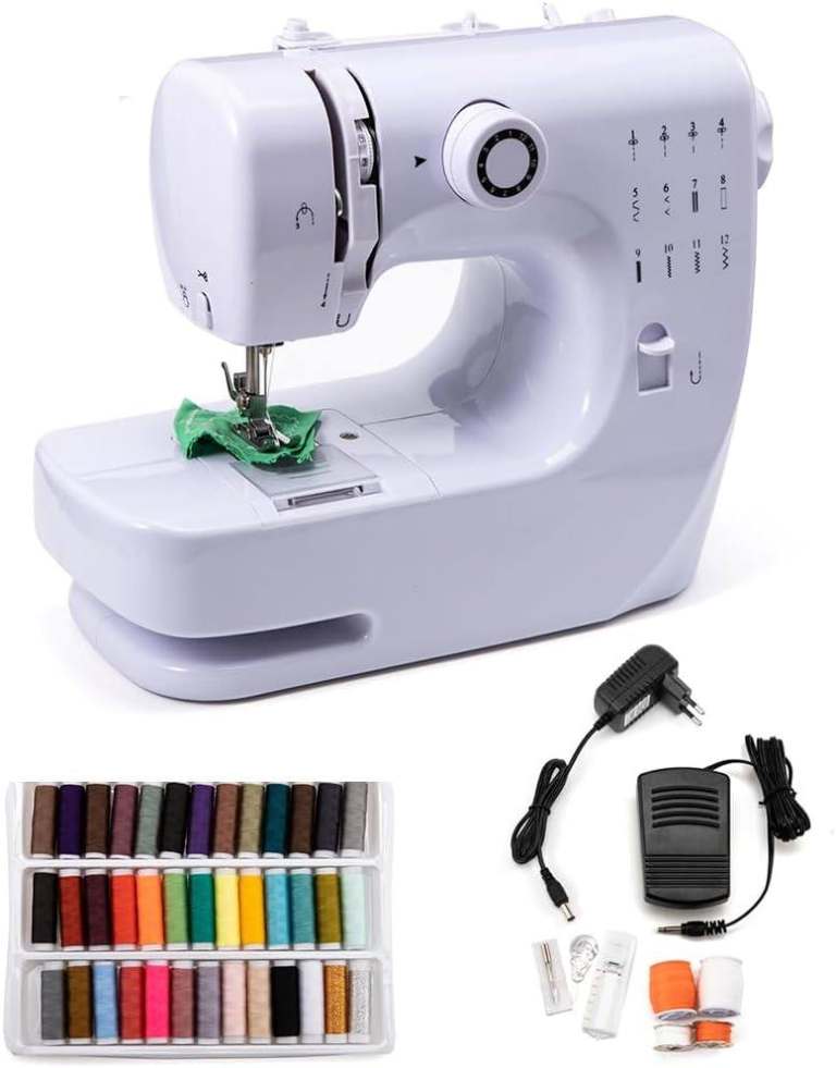 new in packaging - Mini Electric Portable Sewing Machine for Beginners with 12-stitch Pattern