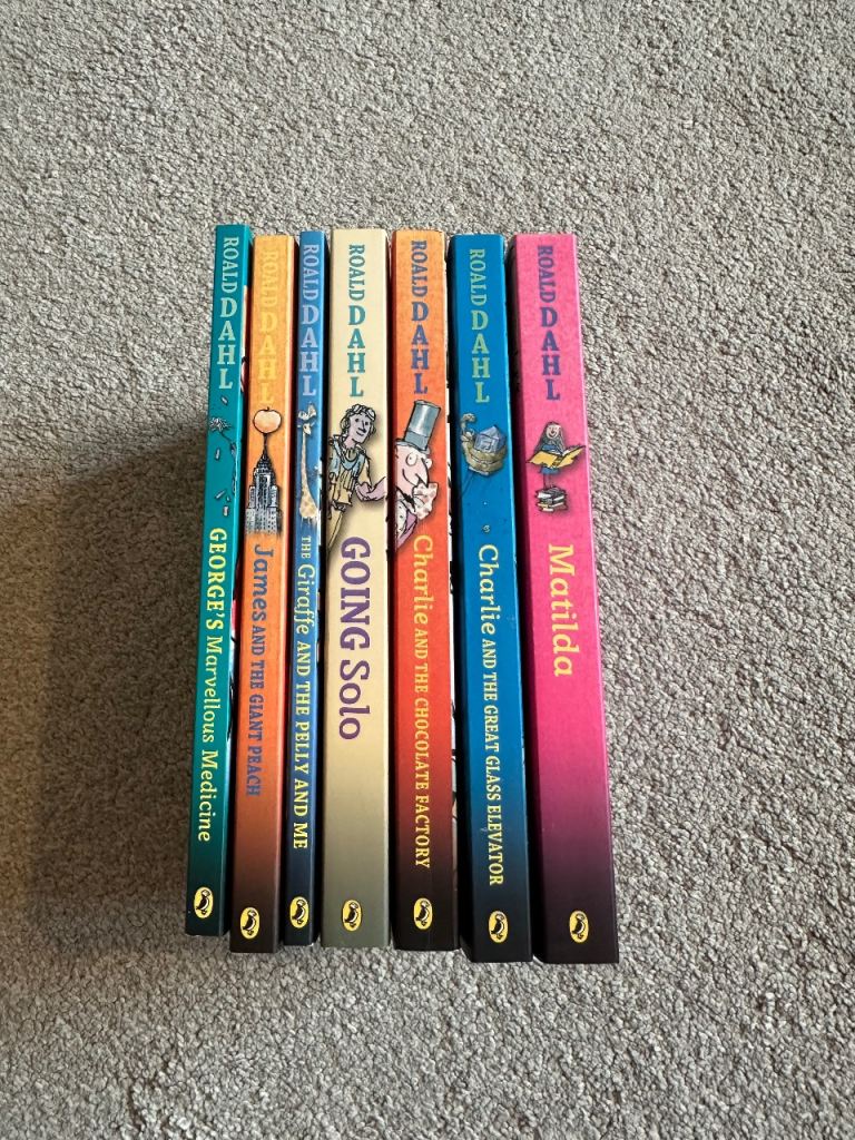 Roald Dahl Book Set - 7 Titles, Good Condition