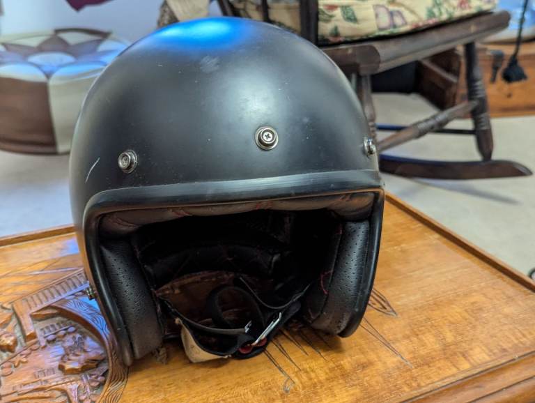 Bell crash helmet 