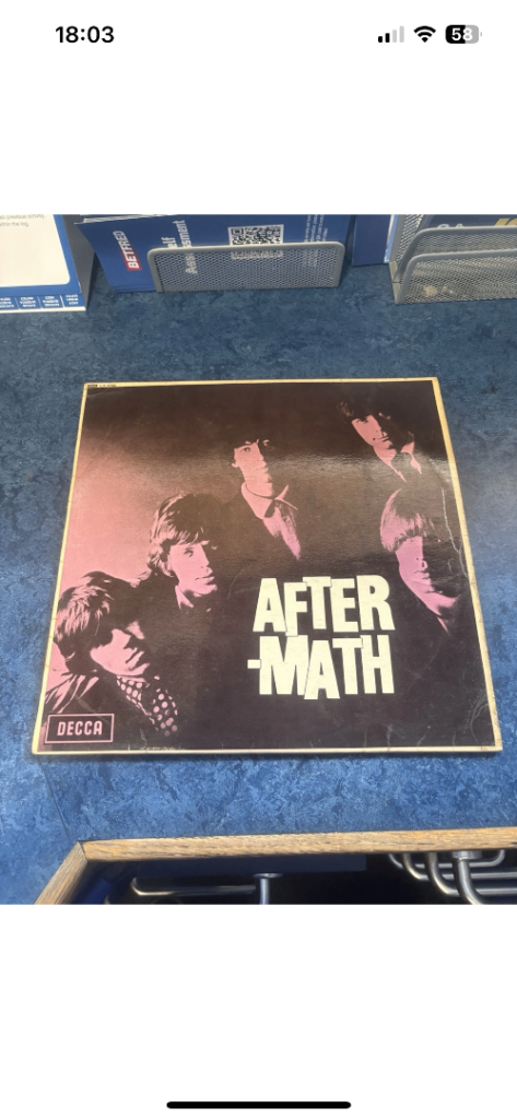 The Rolling Stones Aftermath Vinyl LP 1966 Decca 5b/la Matrix