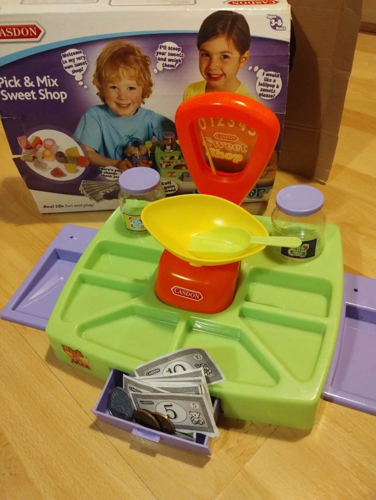 Toy sweet shop counter