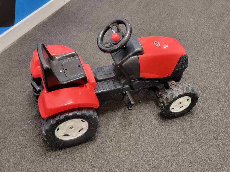 Pedal Tractor - Red, Good Condition