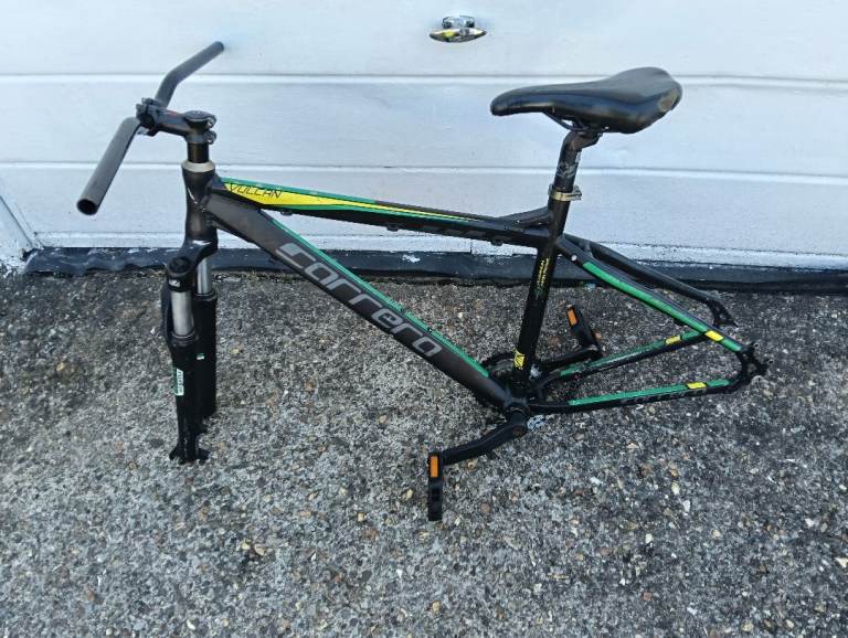 Carrera Vulcan mountain bike,, FRAME ONLY,,NO WHEELS OR BRAKES 