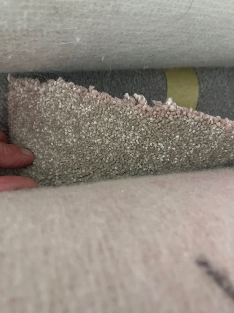 Grey Carpet Remnant – Good Condition